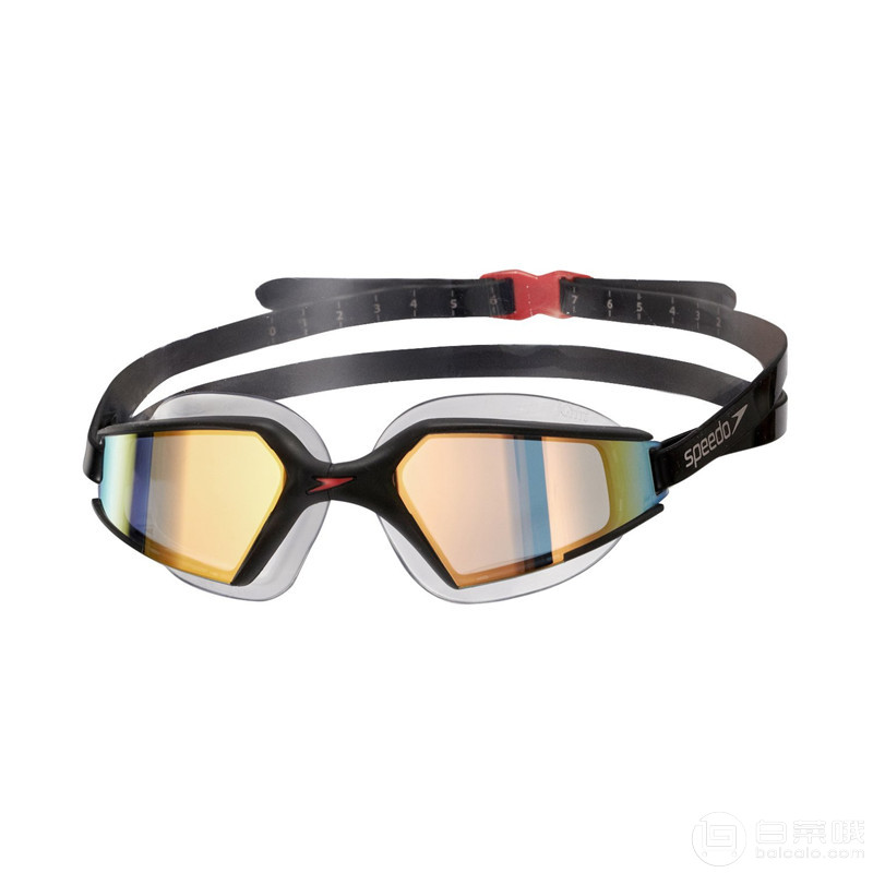 Speedo 速比涛 Aquapulse Max Mirror 2 中性超防雾高级防渗游泳眼镜秒杀新低99.4元包邮