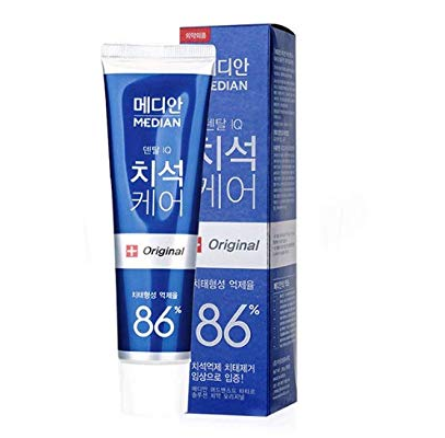 韩国MEDIAN 麦迪安 清除86%清洁牙膏 120g*12只62.3元（下单7折）