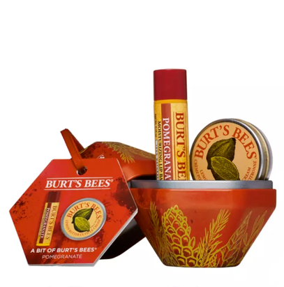 Burt's Bees 小蜜蜂 石榴礼品套装（唇膏 4.25g+指甲修护霜8.5g）Prime会员凑单免费直邮含税到手新低49.15元