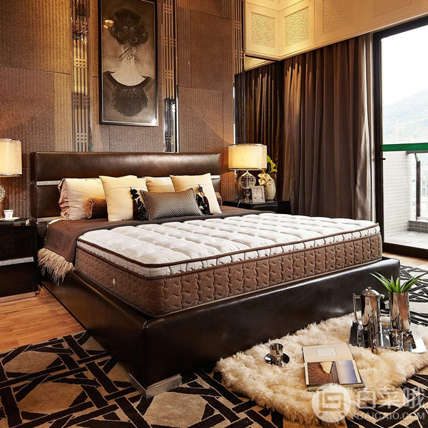 Airland 雅兰 美高梅酒店款 欧式奢华高纯度乳胶床垫1.5~1.8米秒杀价3699元包邮