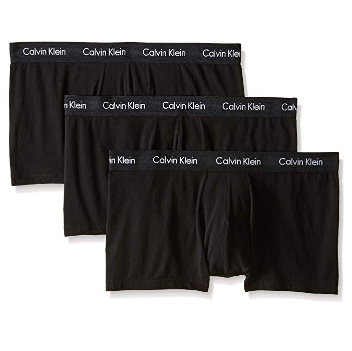 M码，Calvin Klein 卡尔文·克莱恩 男士弹力棉四角内裤 3条装  Prime会员凑单免费直邮到手161元