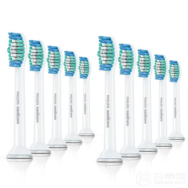 Philips 飞利浦 HX6010/30 标准电动牙刷刷头10支装 Prime会员凑单免费直邮含税到手180元