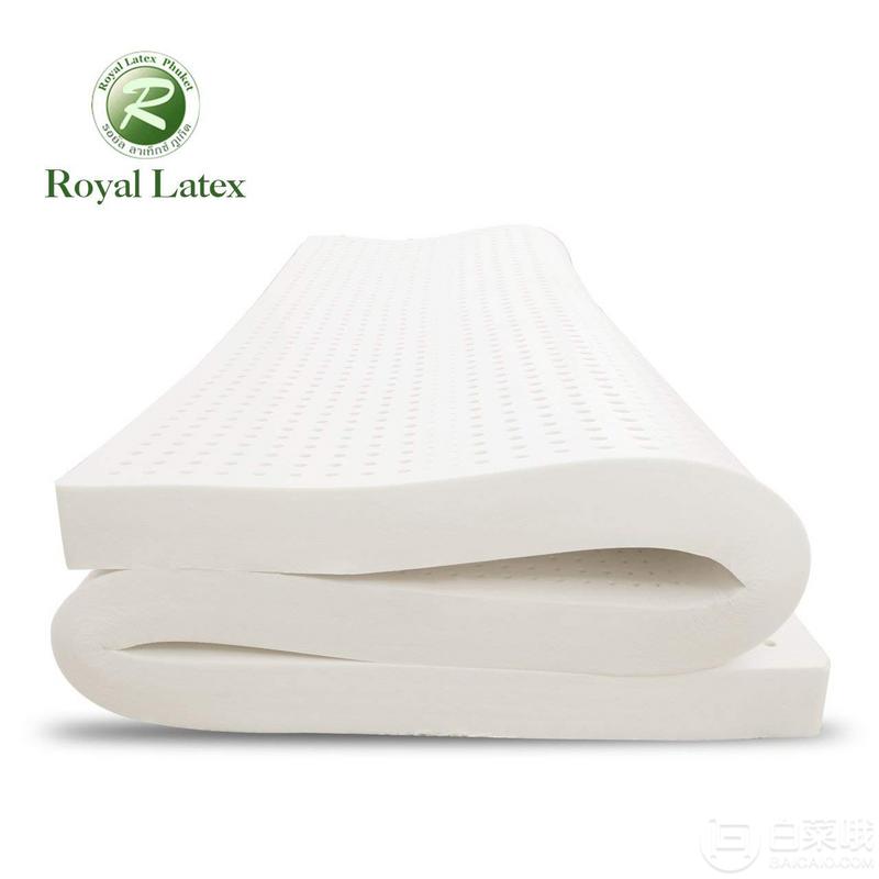 Royal Latex 泰国原装进口天然乳胶床垫 5*180*200CM 送2个乳胶枕秒杀新低1659元包邮（下单立减）