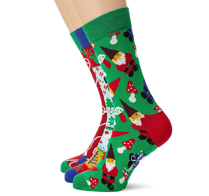 袜子界时尚担当，Happy Socks 男士中筒袜礼盒 3双装 prime会员凑单免费直邮到手150元