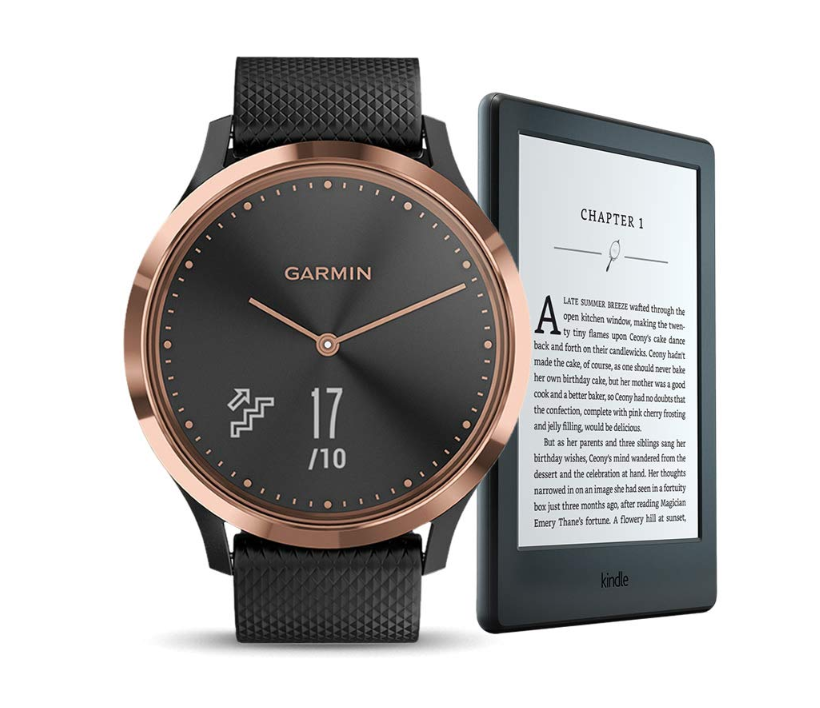 Garmin 佳明 vivomove HR  运动版智能手表 + Kindle电子书阅读器