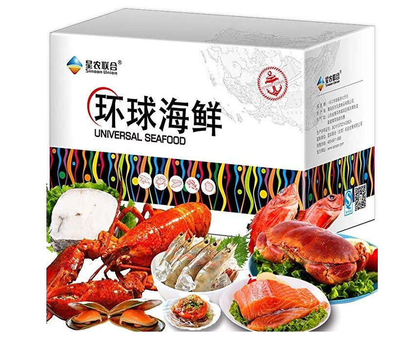 星农联合 环球海鲜礼券3688型礼券 含波龙等10种海鲜食材