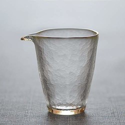 Prointxp 普智 纯手工锤纹耐热玻璃公道杯 (丹桂)