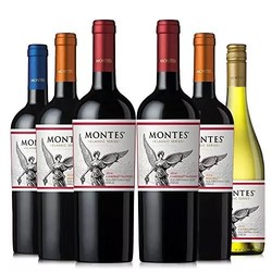 Montes 蒙特斯 经典系列葡萄酒6瓶组合装 750ml*6瓶