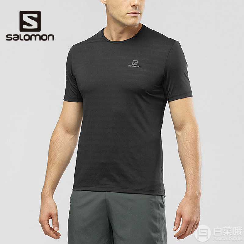 Salomon 萨洛蒙  XA TEE 男士速干短袖运动T恤  Polygiene银离子抗菌