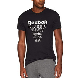限XS码：Reebok 锐步 Classic International 男士T恤