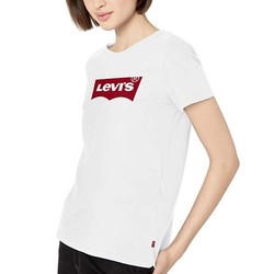 限尺码：Levi's 李维斯 2000235108 女款全棉LogoT恤