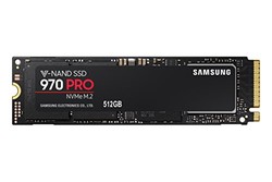 Samsung 970 PRO 512GB NVMe PCIe M.2 固态硬盘