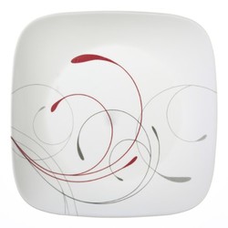 Corelle 康宁方形优雅印花餐盘，6件