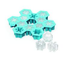 TrueZoo Snowflake Silicone Mold and Ice Cube Tray